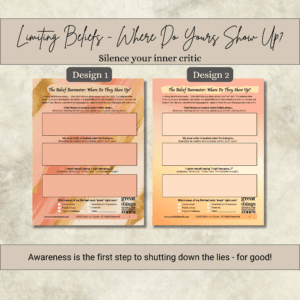 Limiting Beliefs worksheets